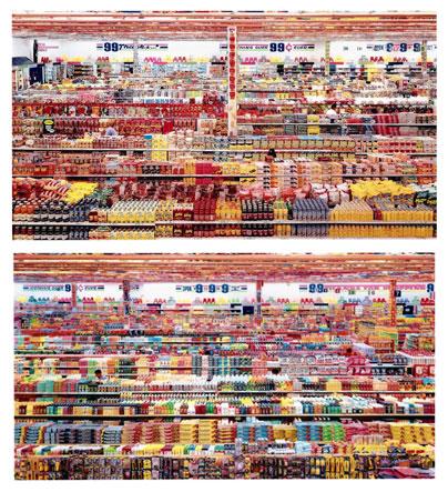 Andreas Gursky’s, 99 Cent II Diptychon