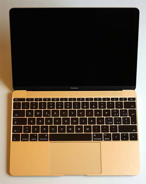 The Macbook Retina (2015) with 12” Retina display