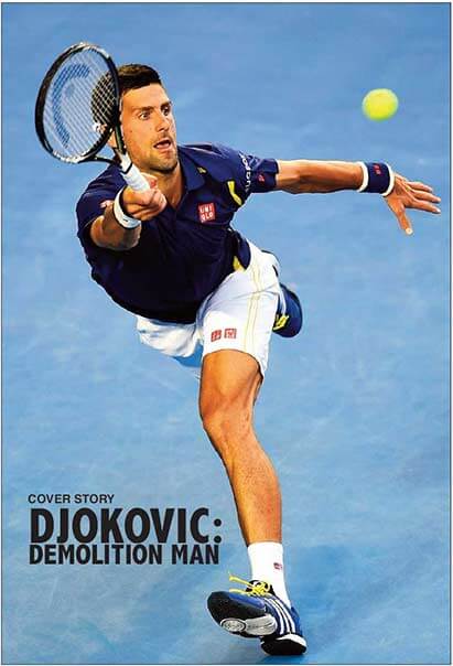 Novak Djokovic Demolition Man cover story