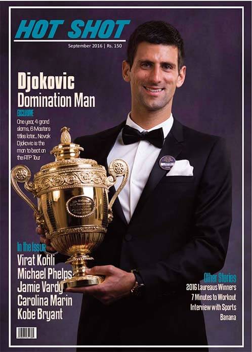 Novak Djokovic Cover Alignment Design
