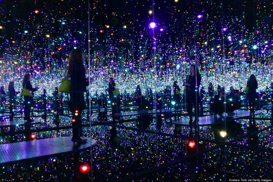 Mirrored Infinity Room by Yayoi Kusama {Exhibition Design}