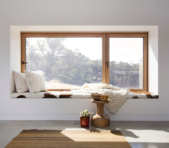 Modern Style Window Sitting Area Decor