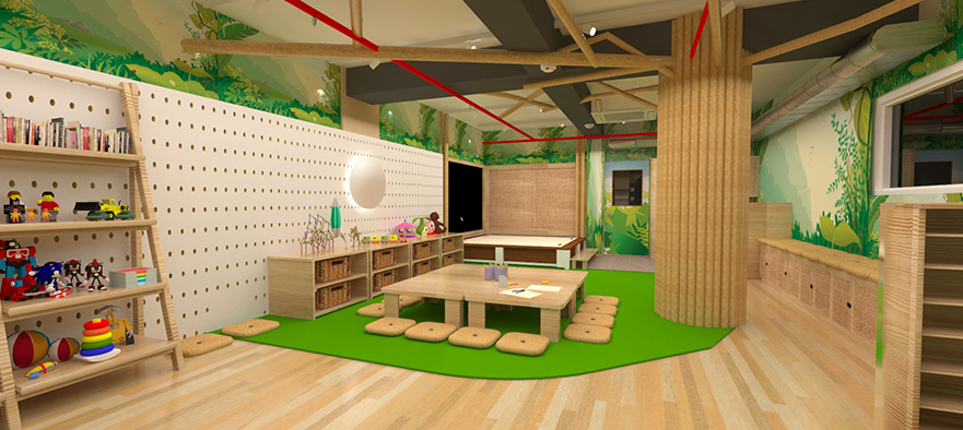 Redesigning a Children's Care Center - Interior Architecture and Design, Class of 2019