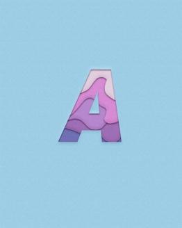 A Letter Graphic Design