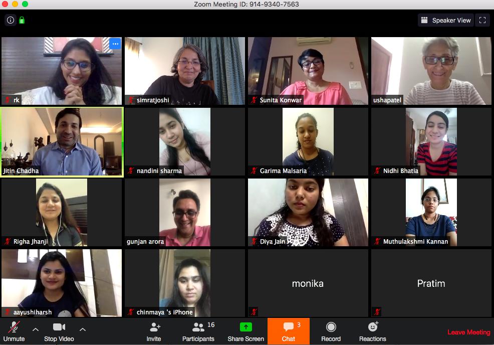 IIAD Students & Faculty Virtual Meet