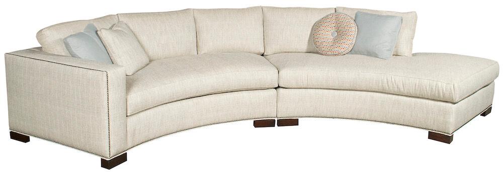 Vanguard Bennett Sectional Curved Sofa