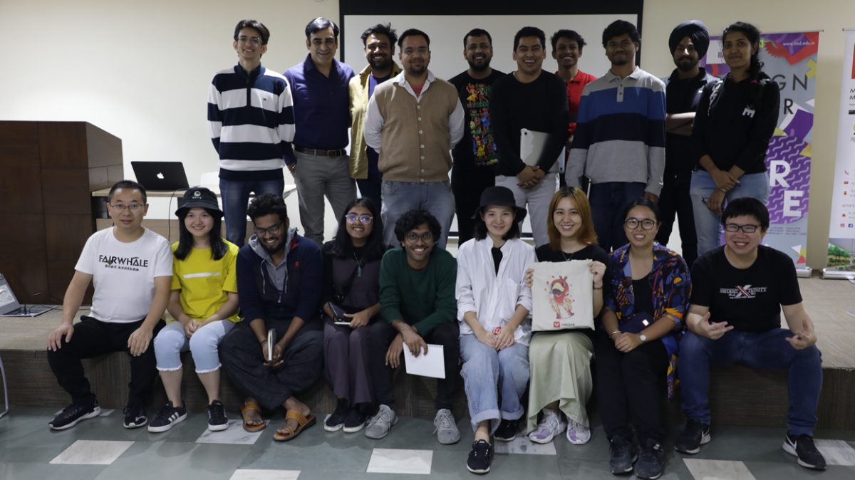 Design Team of VMate app, Ali Baba Group interacts with students at IIAD.