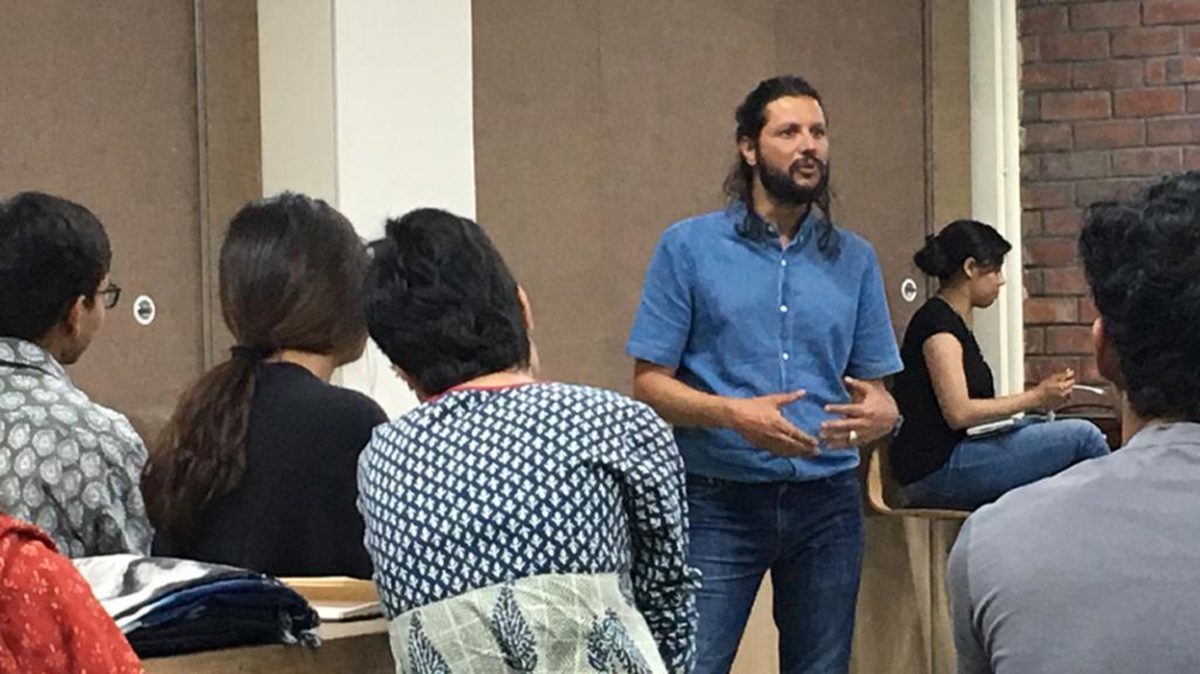 Anuj Sharma, founder of Button Masala Demonstrates his unique “Clothes-Making” Procedure