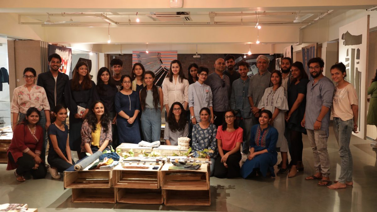 Himanshu Shani, co-founder of Korra Jeans and fashion designer Rajesh Pratap review the Denim Project.
