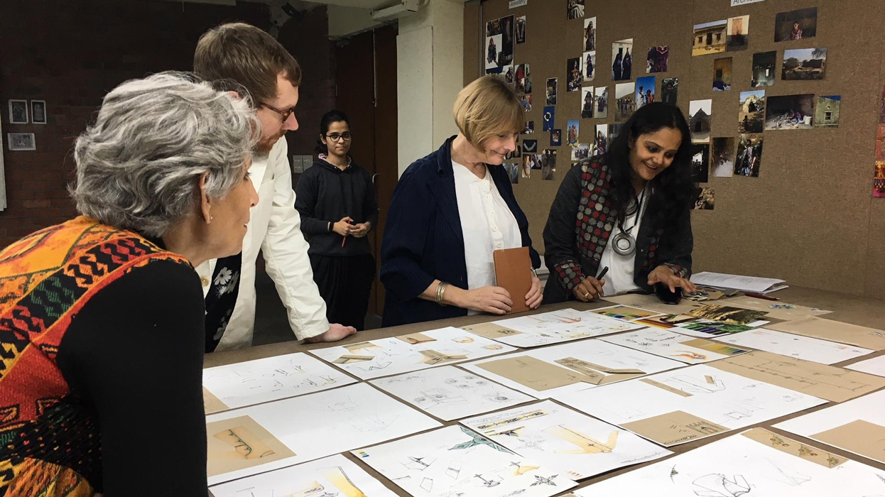 Senior members of Kingston University, London visit the IIAD Campus.