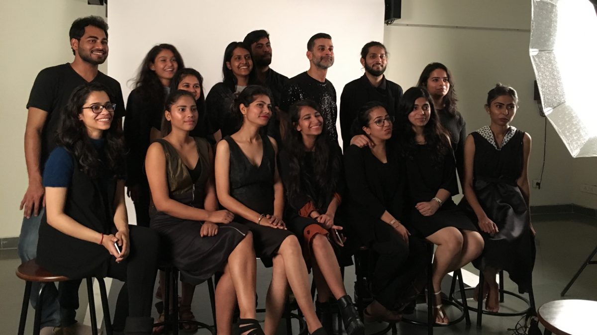 Celebration of completion of the project ‘Little Black Dress" with Piyush Suri.