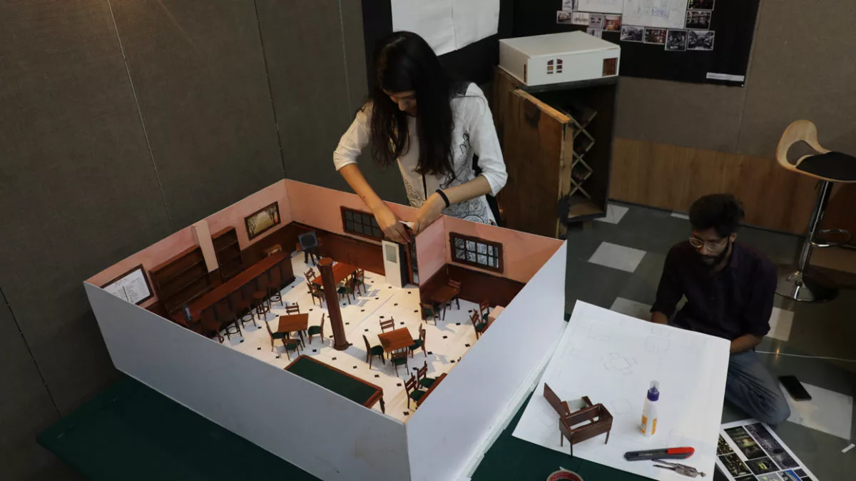 Shambhavi Gautam work at IIAD Graduate Show