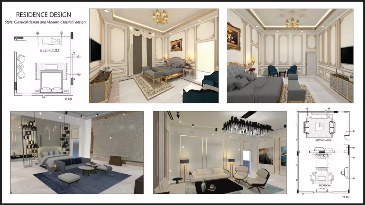Luxurious Residence Design by Student