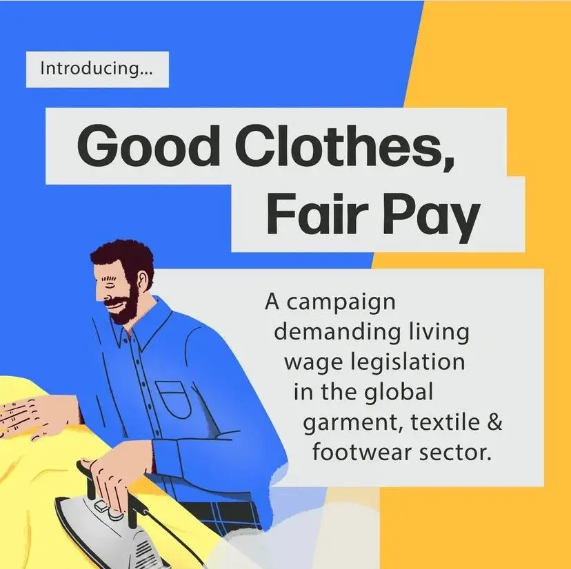 good clothes, fair pay