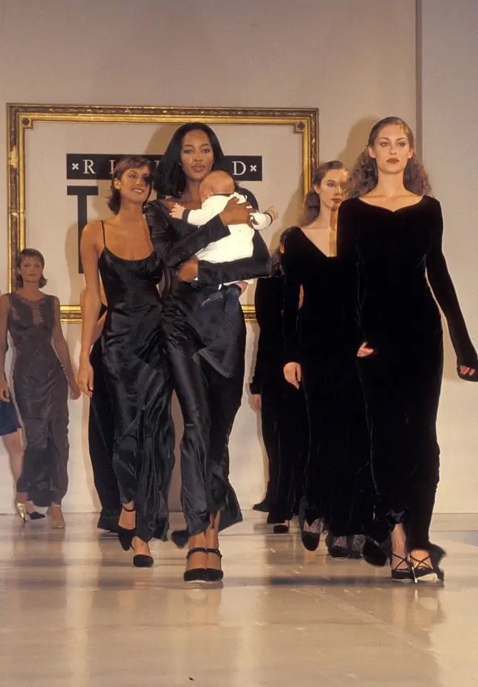 Fashion Week in Bryant Park 1994