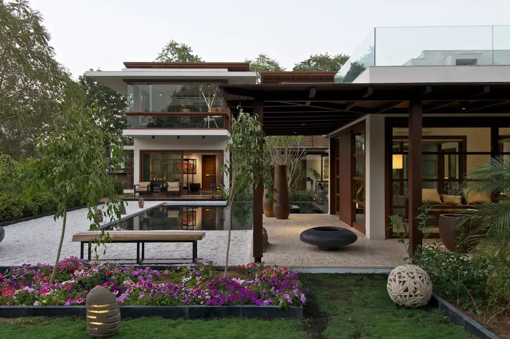 private courtyard