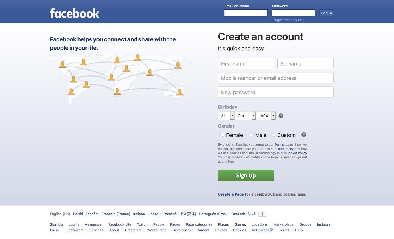 Facebook Cultural Adaptation Communication Design
