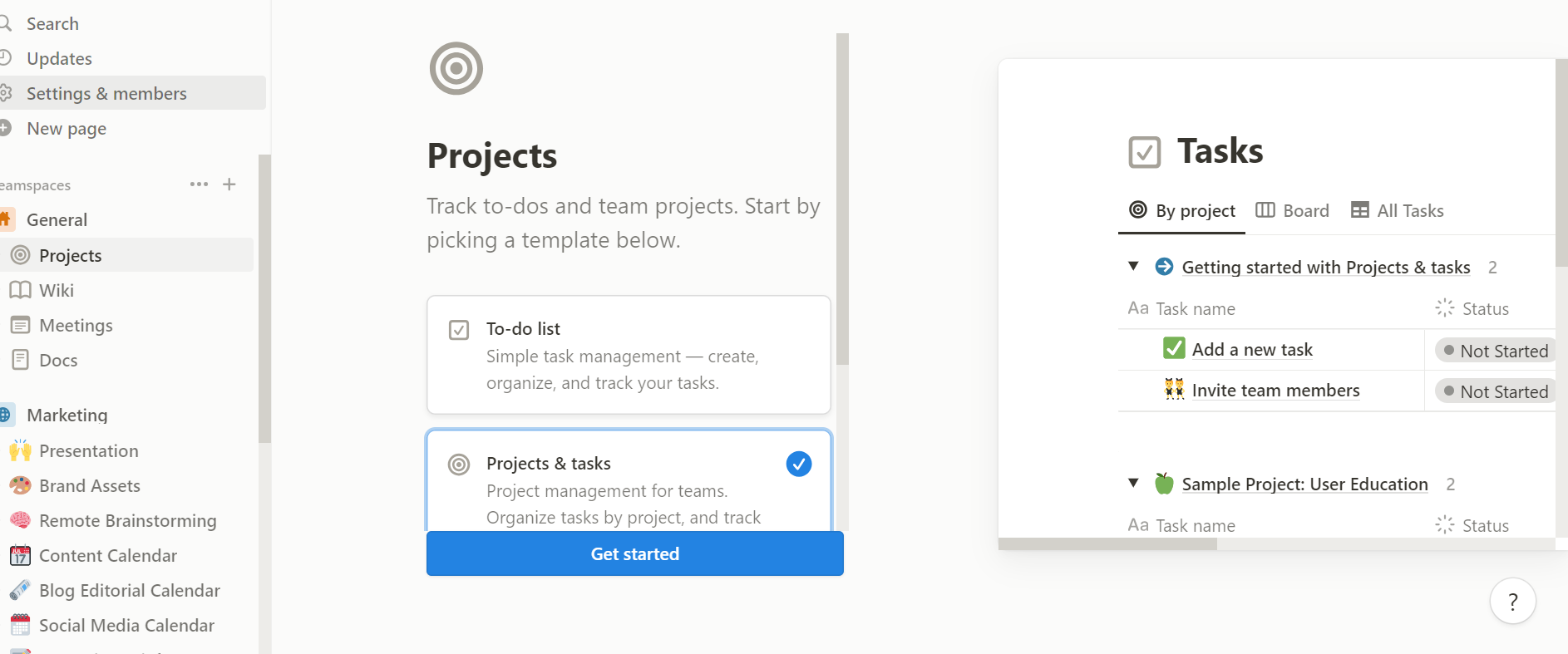  Notion Online Workspace Tool