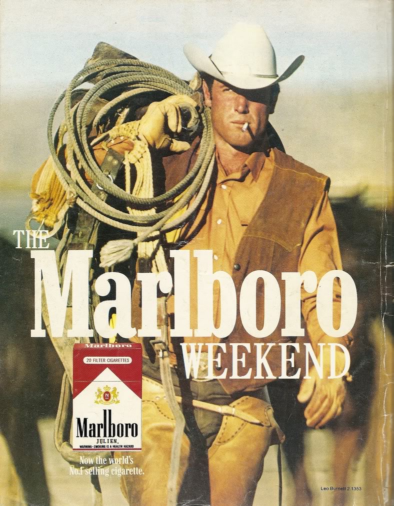 Iconic Marlboro Print Advertisement