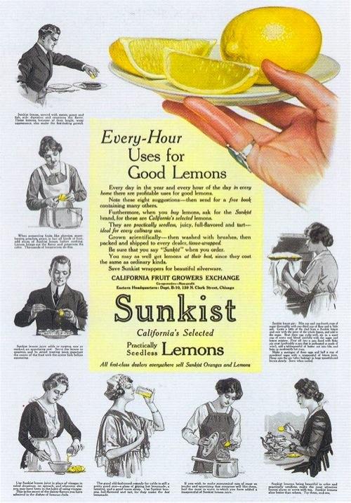 Iconic Sunkist Print Advertisement