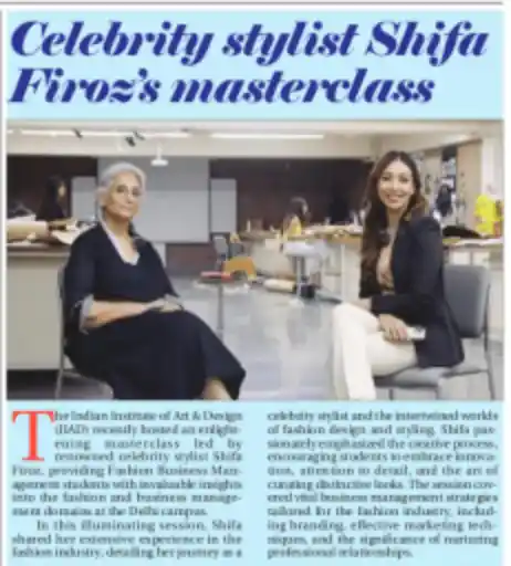  Celebrity Stylist Shifa Firoz’s Masterclass