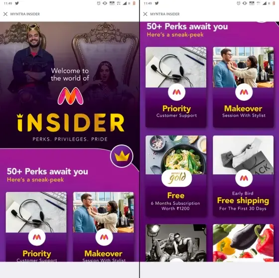 Myntra Insider for Building Customer Loyalty
