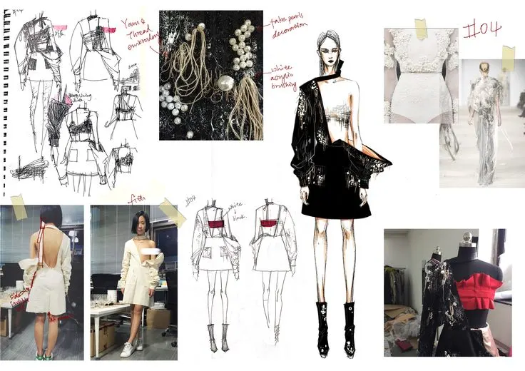 No Lengthy Folios in Fashion Design Portfolio