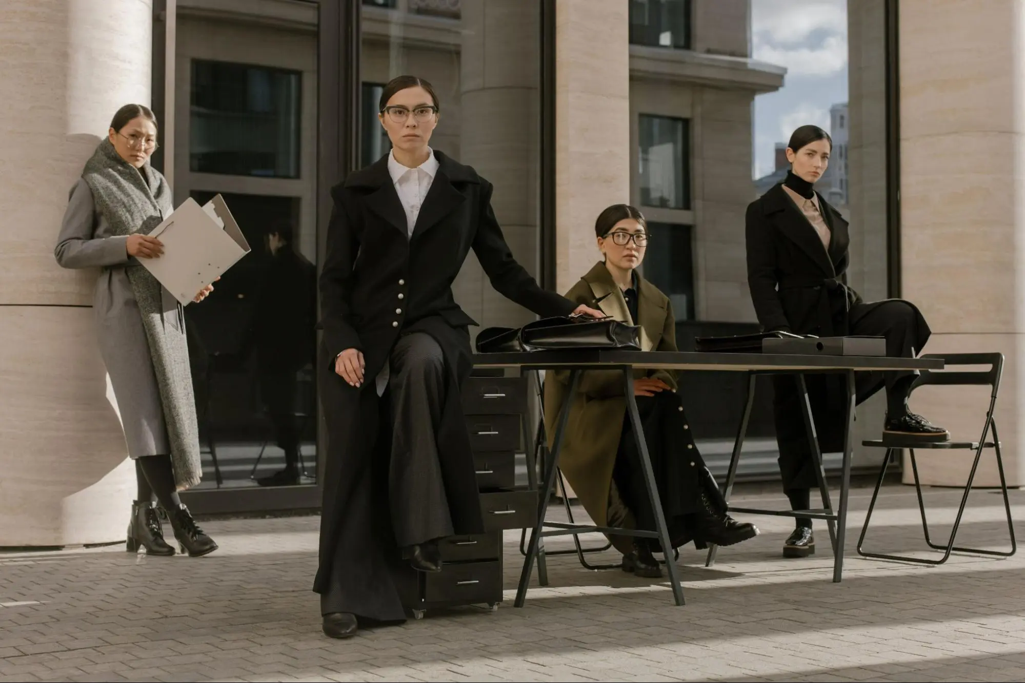  Modern office fashion shoot