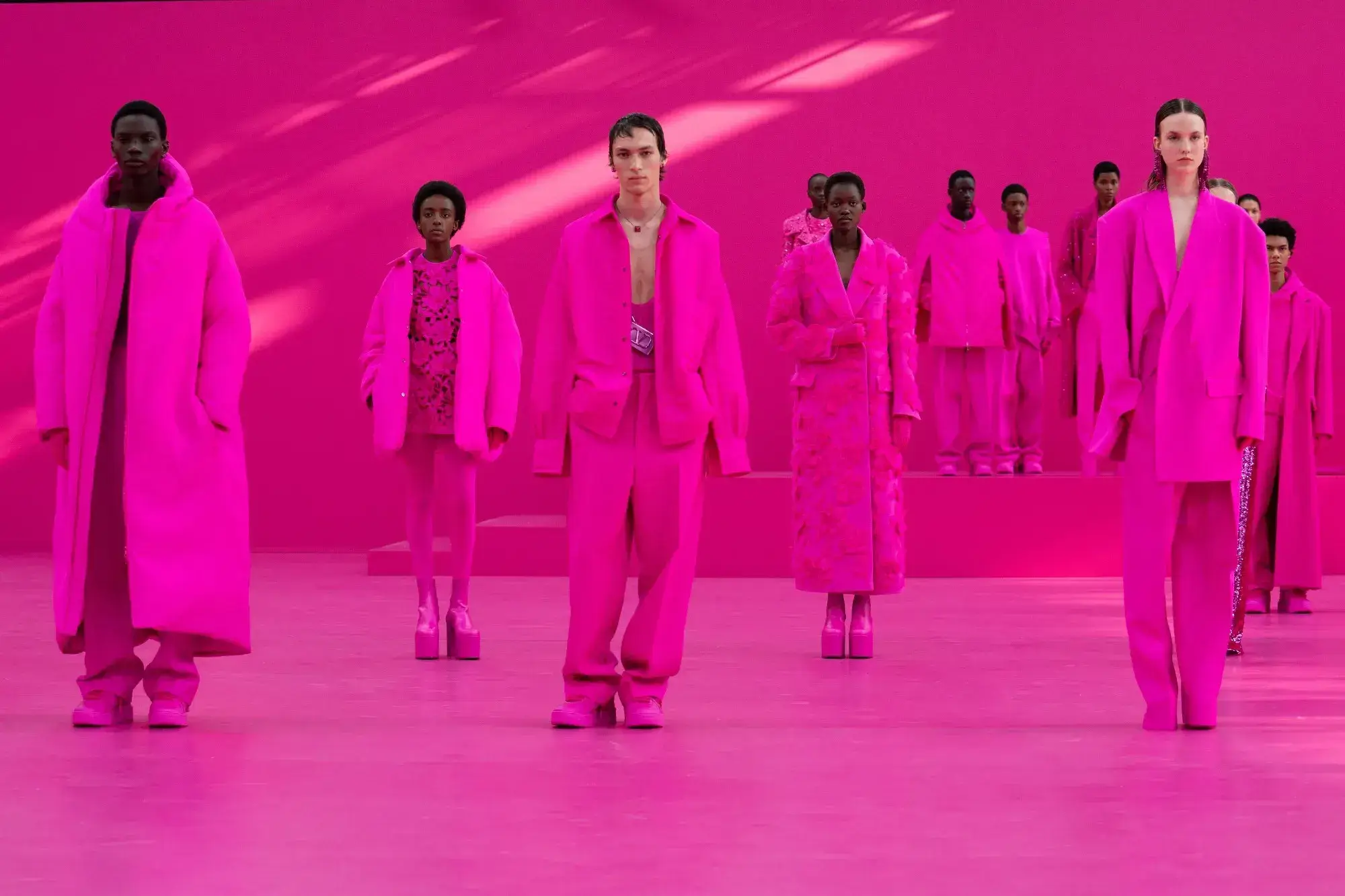 Valentino Pink Using Fashion Communication