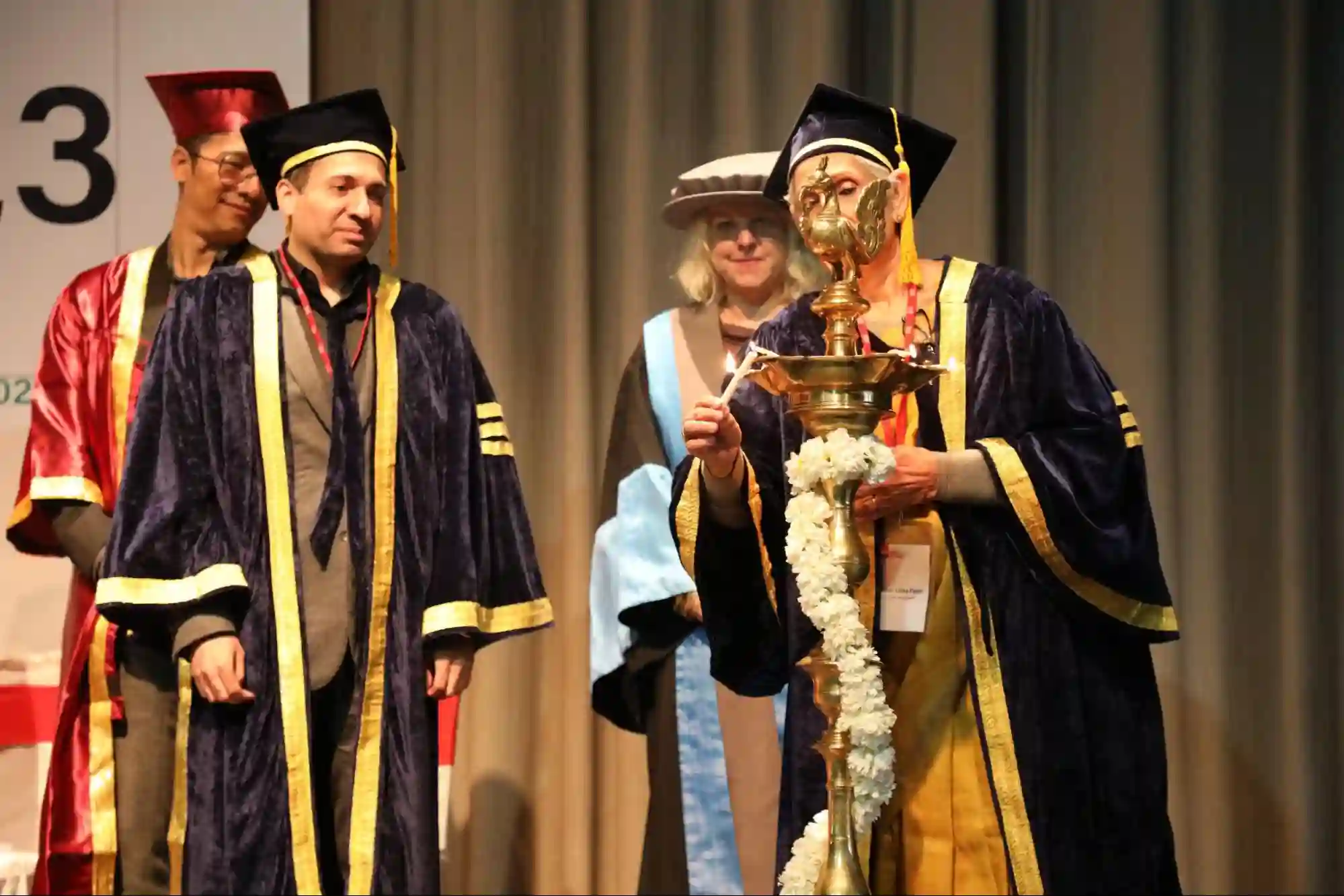 Lighting the Lamp at IIAD Convocation Ceremony 2024
