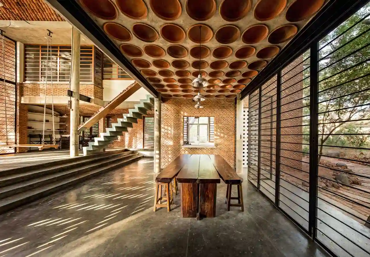 Wall House in Auroville India