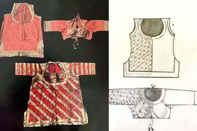 Rajasthani women’s printed ghagra or choli