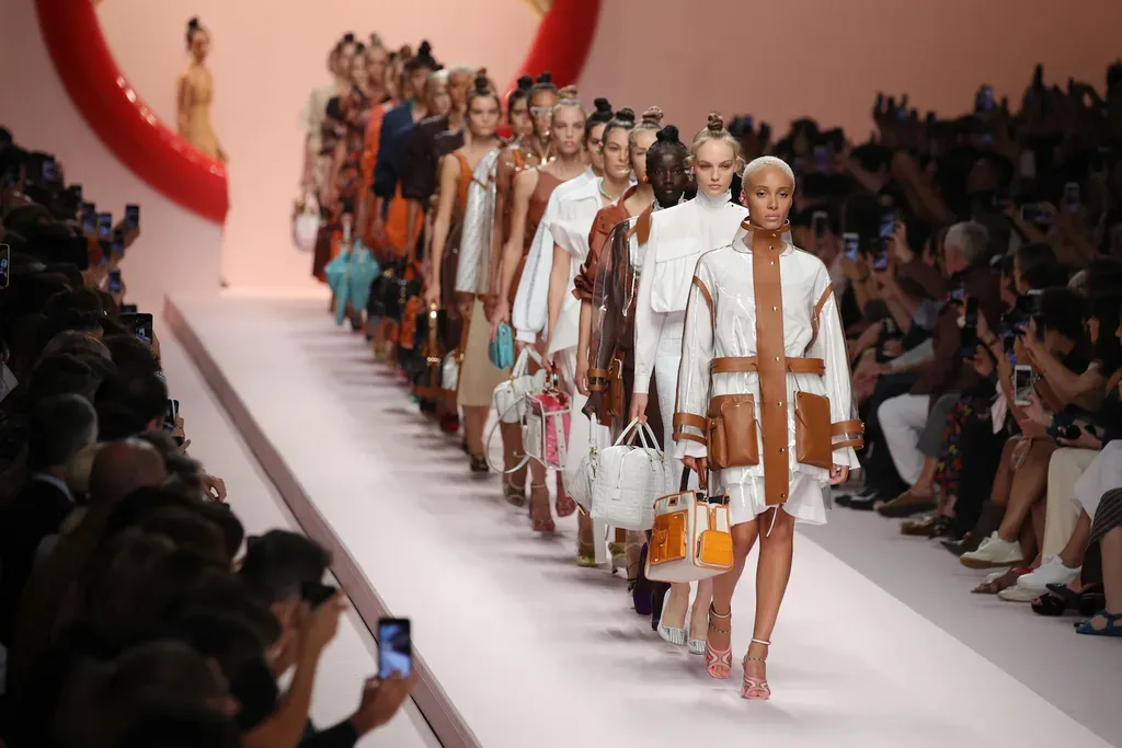 Fashion show highlighting luxury and couture designs