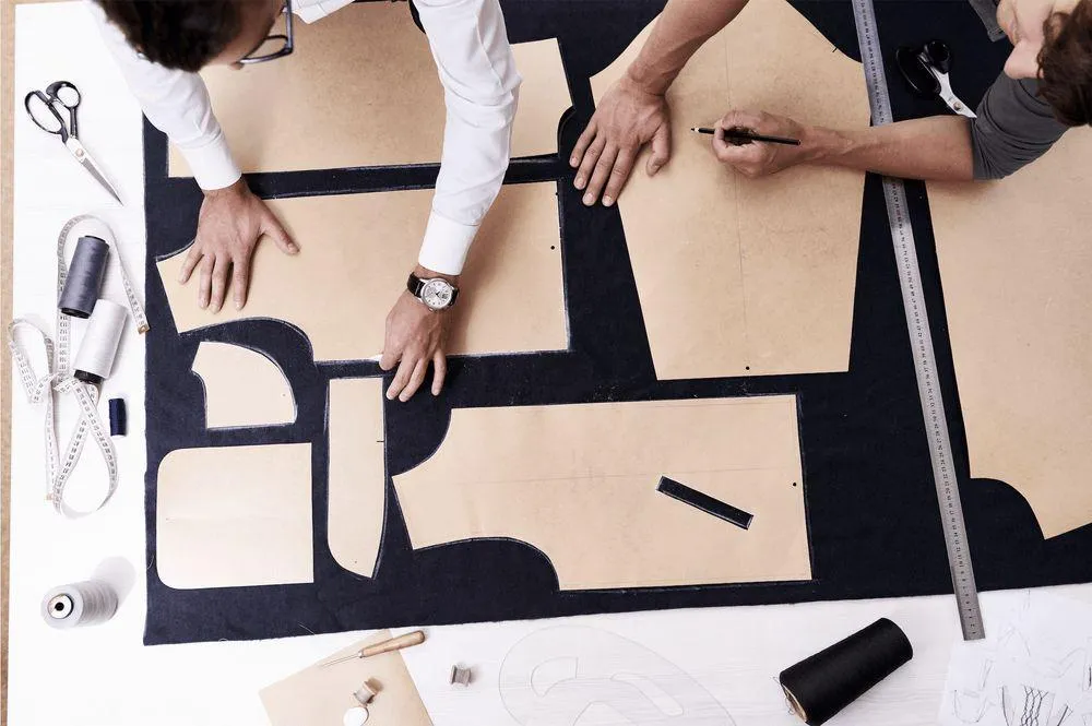 Pattern-making process for garment construction