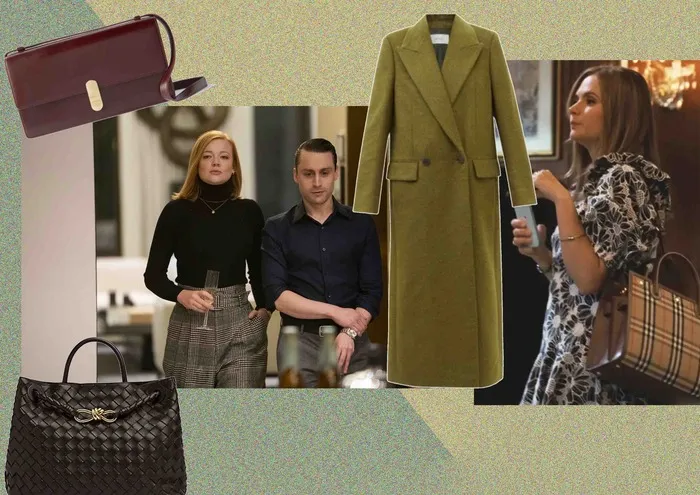 Luxury fashion styling featuring coats and accessories
