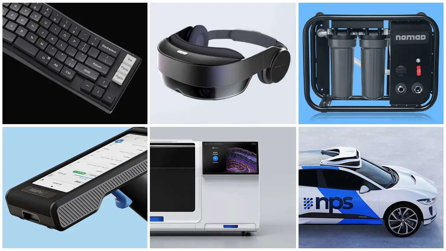 Modern product design showcase