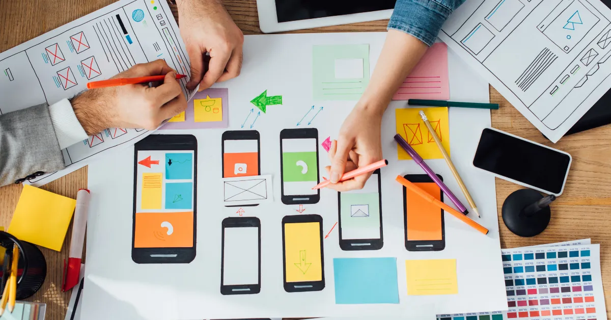 Wireframe and mobile UI design