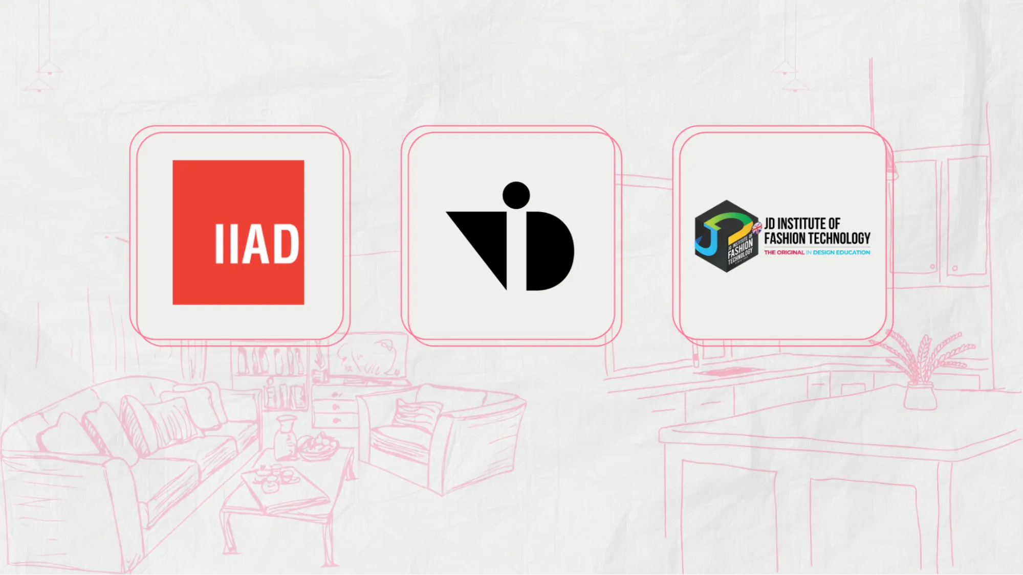 Top Interior Design Institutes logos