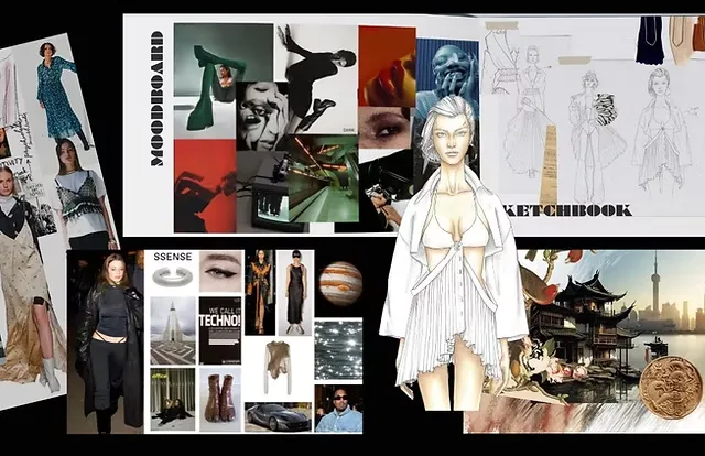  Fashion design sketches and concept artwork