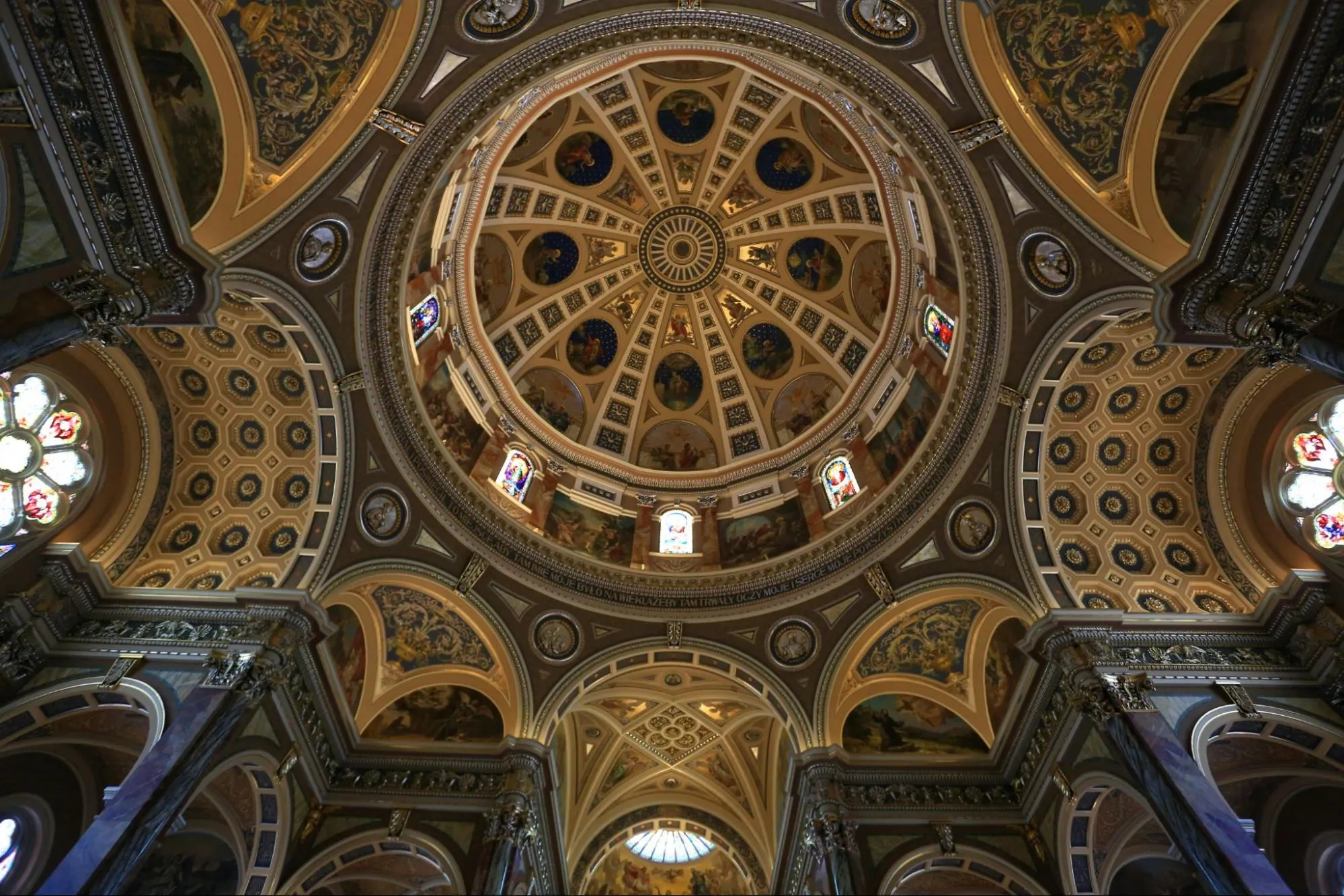 Ornate ceiling architecture
