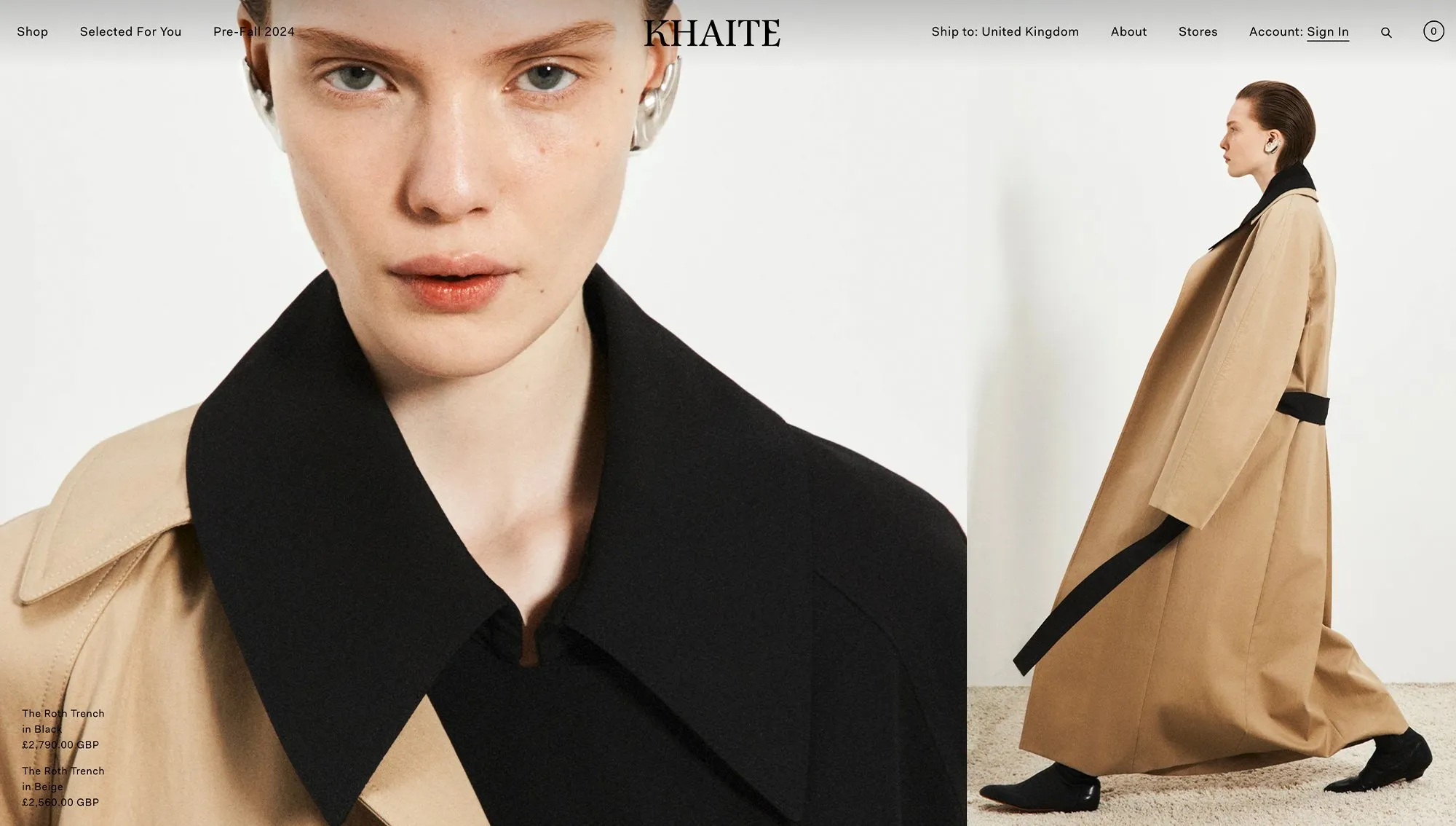 Khaite Fashion Campaign