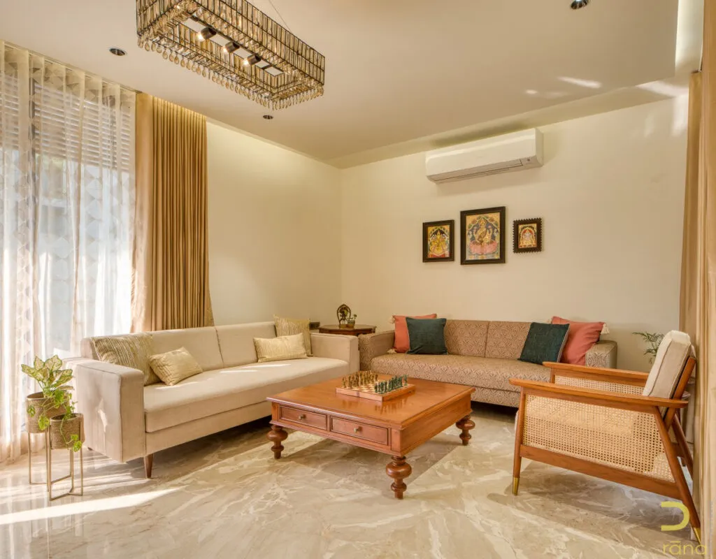 Bright modern living room