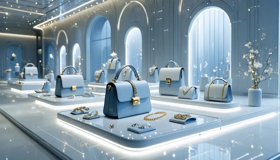 Luxury Handbag Display Showcase