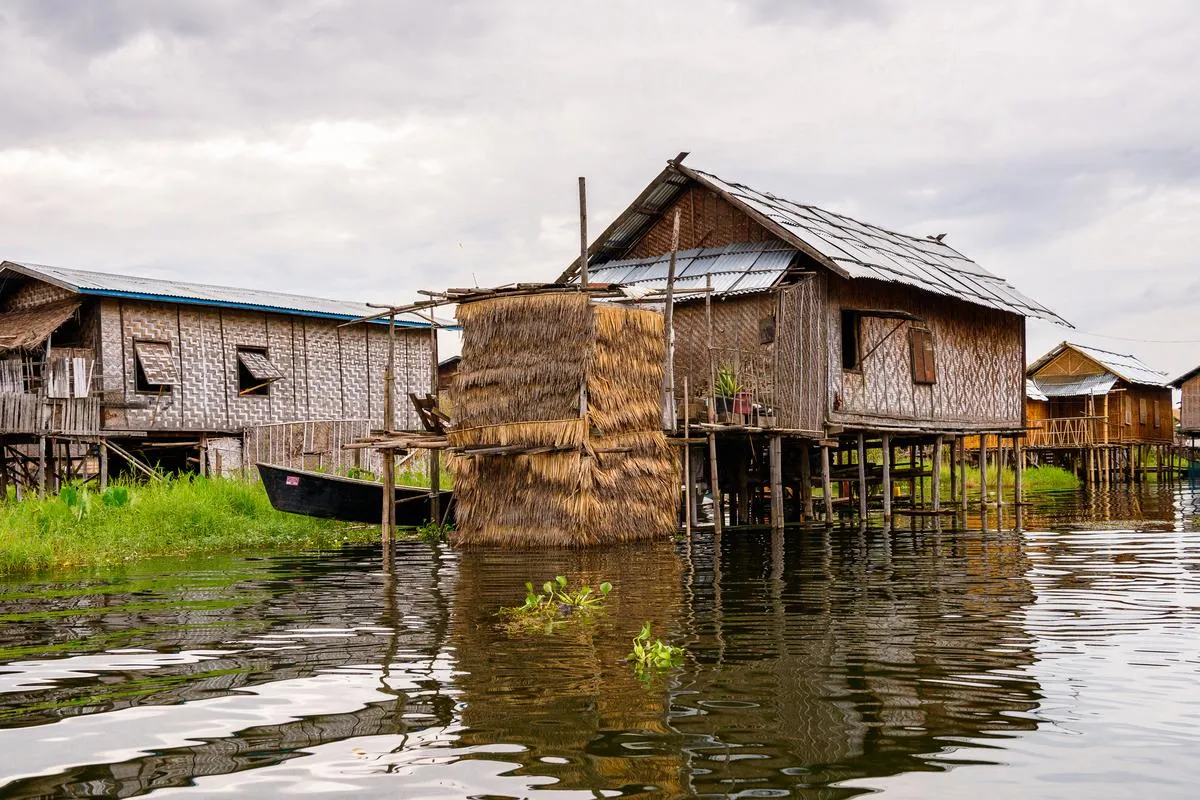 Stilt houses in Nagaland