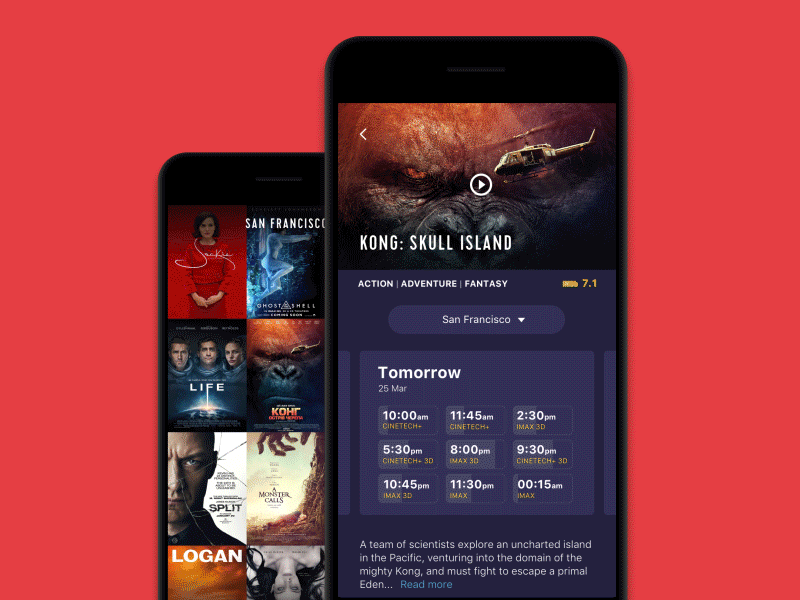 Innovative motion graphic design highlighting new animation software tools featured on Dribble.
