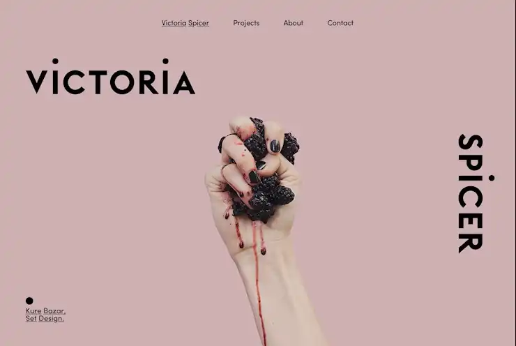 Minimalist website layout with ample whitespace for better readability