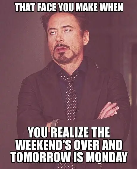 Dramatic Bollywood still paired with sarcastic caption demonstrating tone as a key design element in memes.
