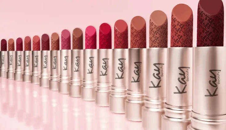 Kay Beauty packaging design emphasizing the power of colour and typography in visual communication